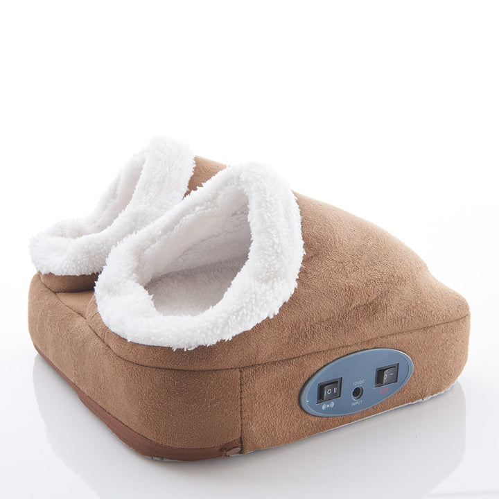 Elektrisch voet massageapparaat verwarmd verwarmer vibrerend fleece gevoerd dubbel zak