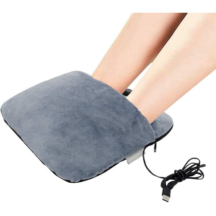 Hollevo™ Zachte voetenwarmer met warmte en vibratiemassage