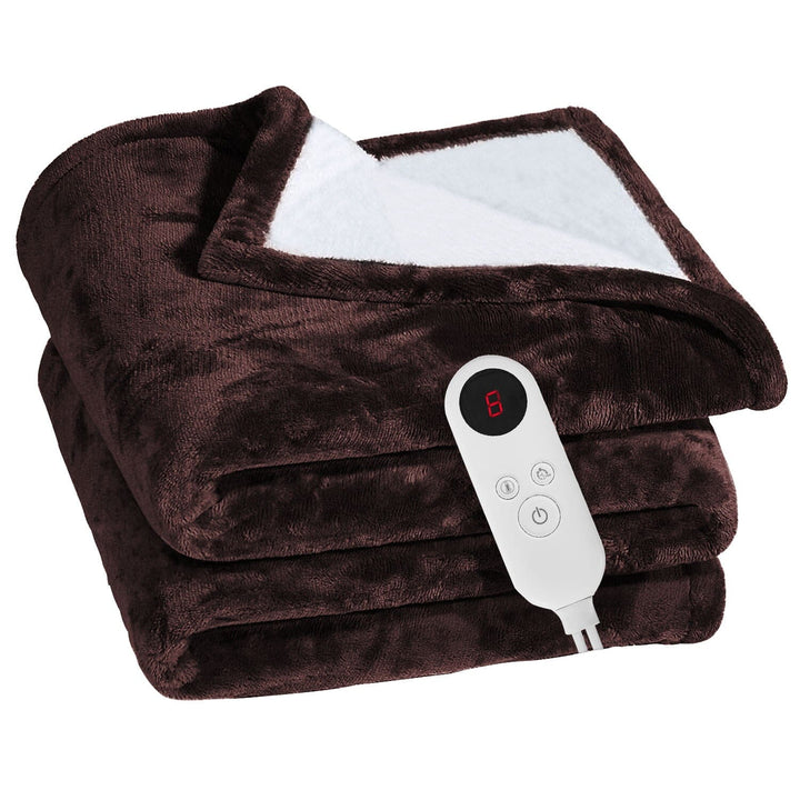 Hollevo™ Elektrische flanellen warmtedeken met timer en 6 standen