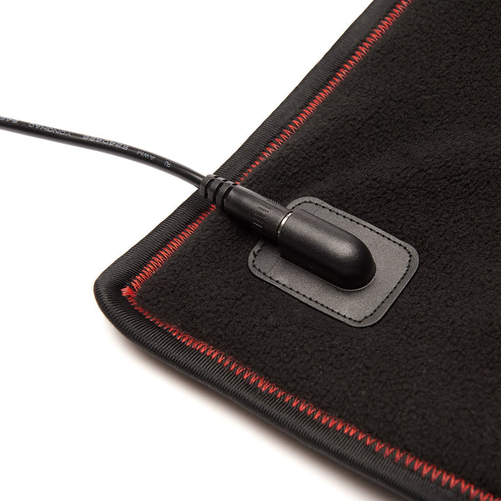 Grote infrarood warmtepad van fleece met auto-uitschakeling – Hollevo