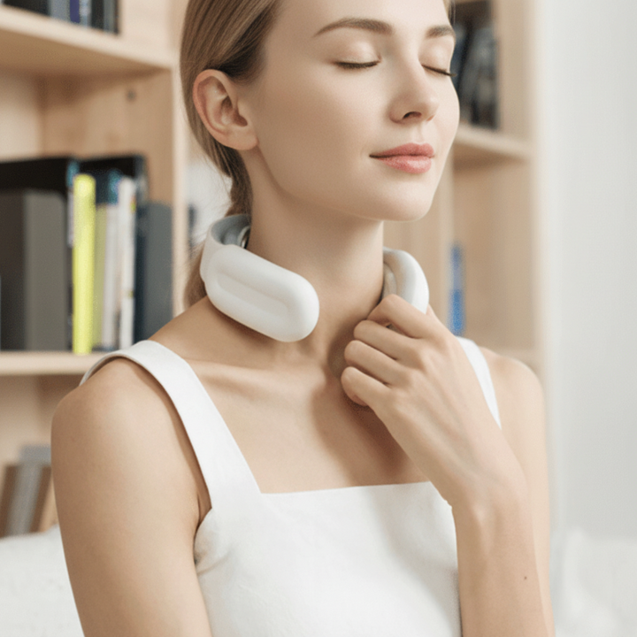 Hollevo™ Oplaadbare nekmassager met aangename warmte van 42 °C