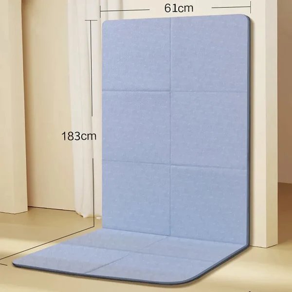 Opvouwbare yogamat met antislip aan beide kanten, 6 mm dik