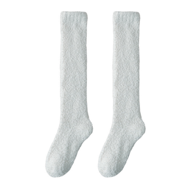 Hollevo™ Extra lange wintersokken van zachte coral fleece