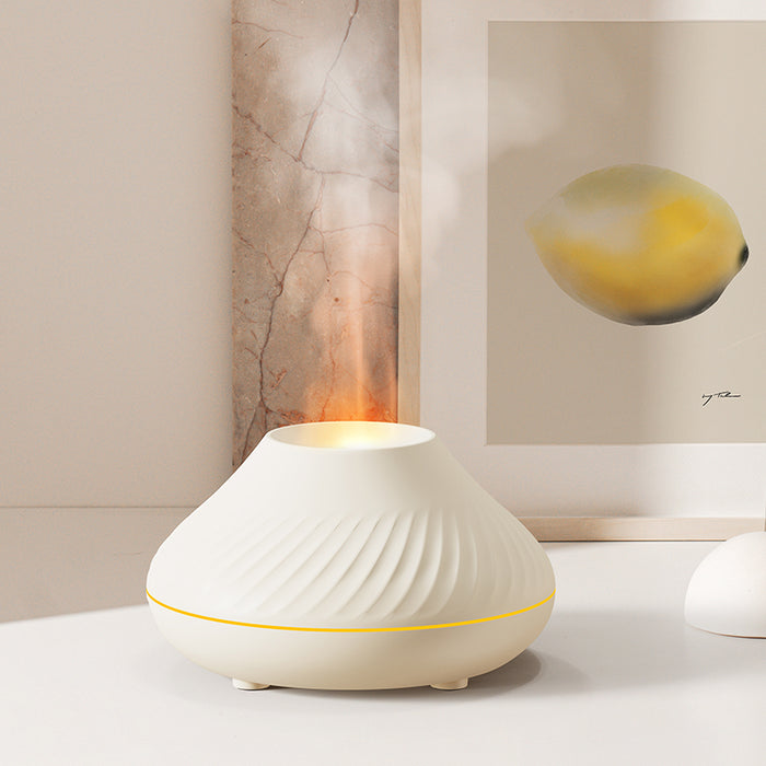 Hollevo Vlam diffuser met RGB-licht, 130 ml en 6 tot 9 uur werking