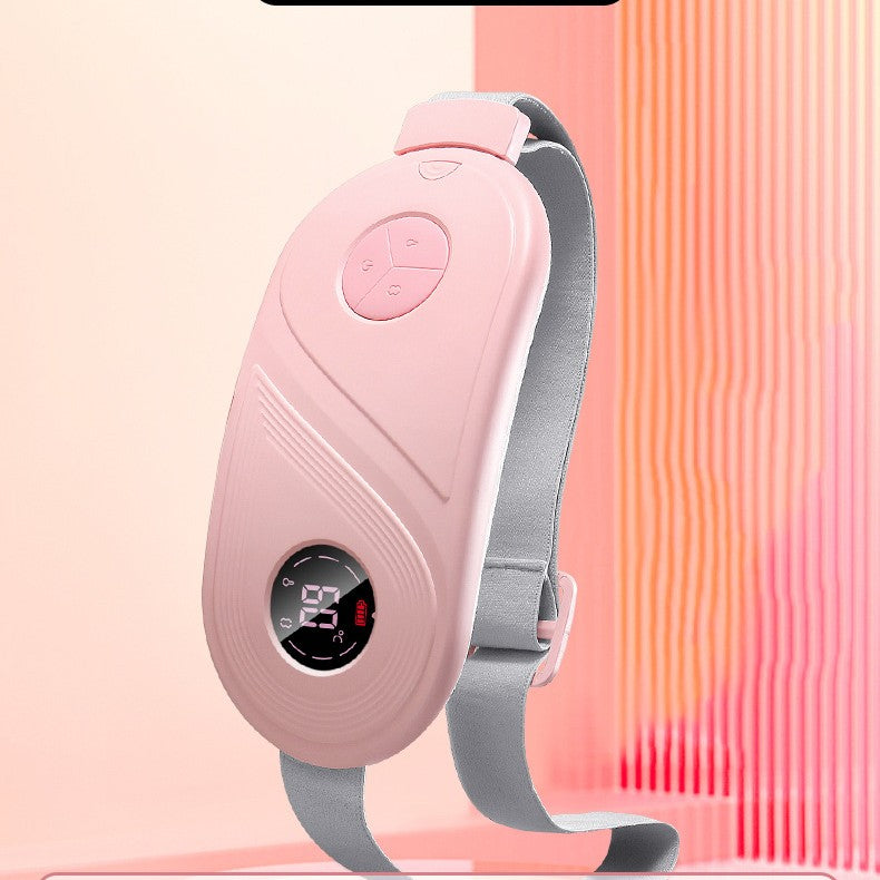 Witte warmteband met digitaal display