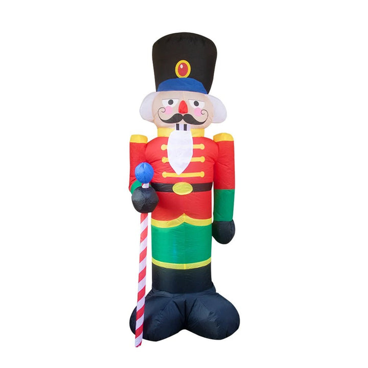 Hollevo™ Opblaasbare kerstfiguur met ledverlichting, 1,5 meter hoog