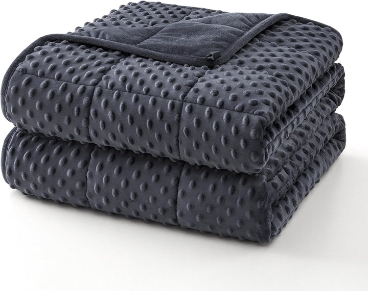 Knus comfort stippen verzwaard deken – koelend microvezel comfort laag