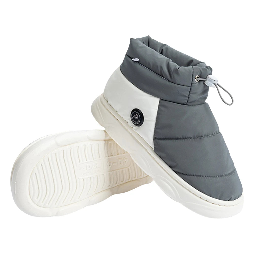 Verwarmd schoenen met verstelbaar voet verwarmers