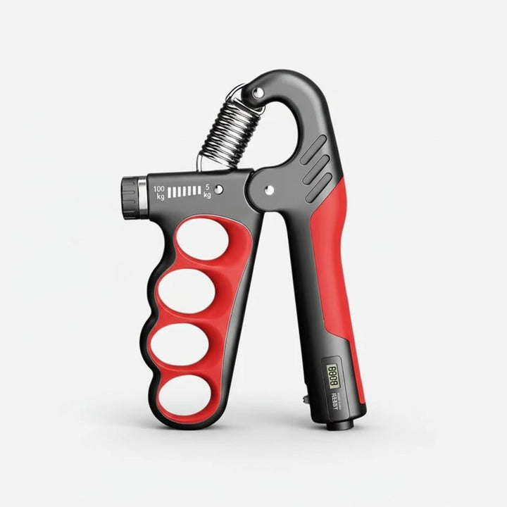 Hollevo™ Verstelbare handgrip trainer met digitale herhalingsteller