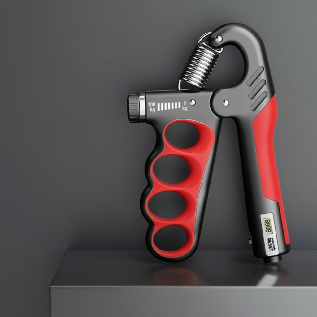 Hollevo™ Verstelbare handgrip trainer met digitale herhalingsteller