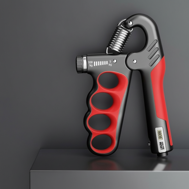 Hollevo™ Verstelbare handgrip trainer met digitale herhalingsteller