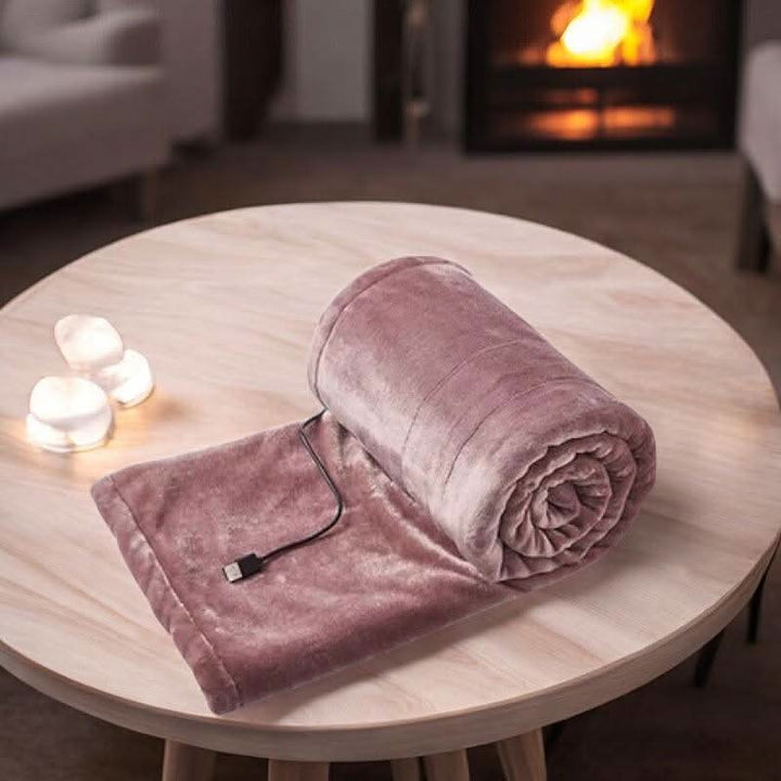Hollevo™ Draagbare flanellen warmtedeken op USB met 3 standen