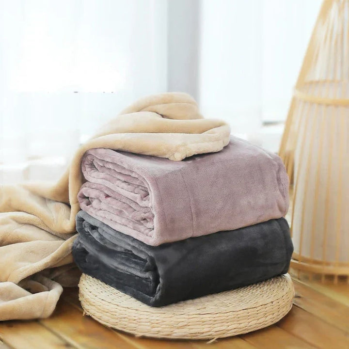 Verwarmde deken en energiezuinig elektrisch met USB voeding en pluche fleece
