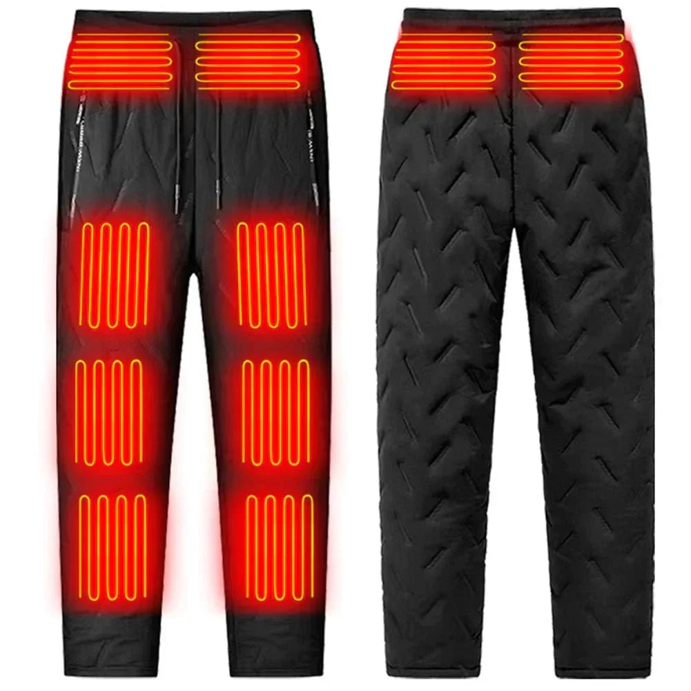 Hollevo™ Verwarmde broek met fleecevoering en meerdere warmtezones