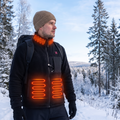 Hollevo™ Verwarmde fleecejas met 4 warmtezones en USB-voeding
