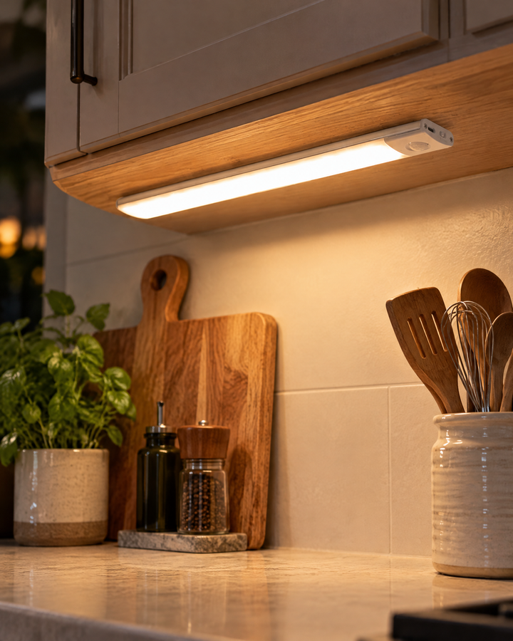 Oplaadbare LED-lamp met bewegingssensor – magnetisch te bevestigen
