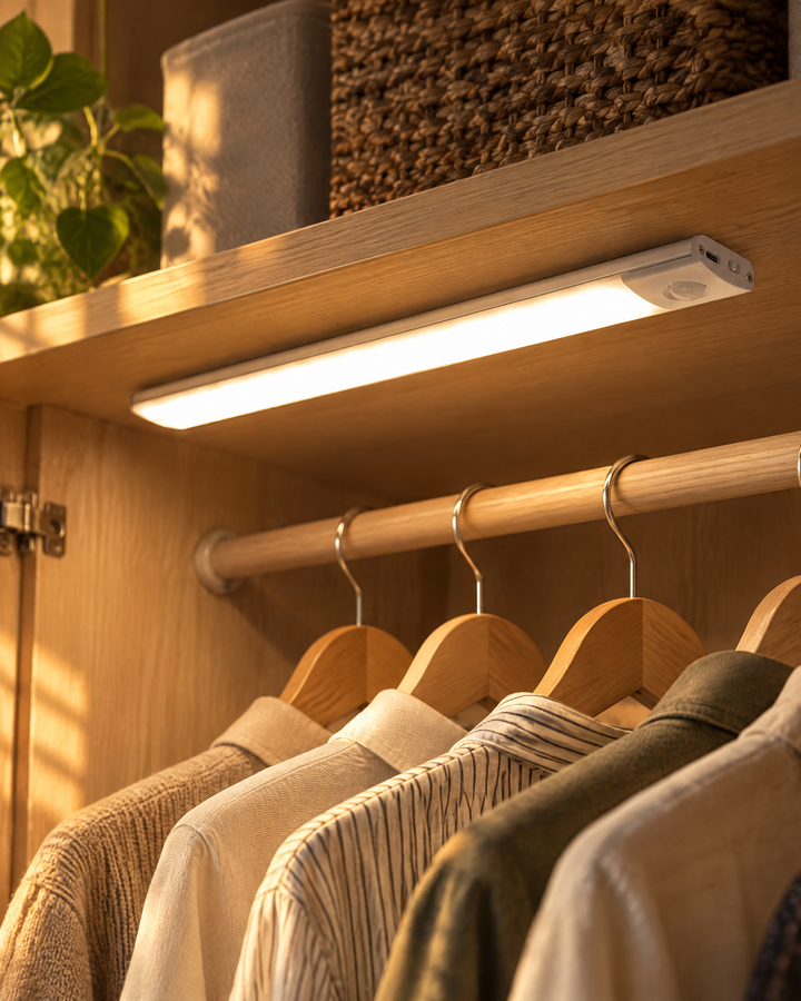 Oplaadbare LED-lamp met bewegingssensor – magnetisch te bevestigen
