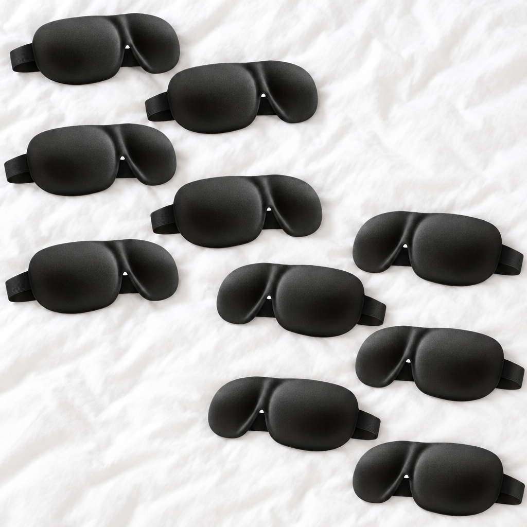 Contour slaapmasker 3D met volledige verduistering en verstelbare band