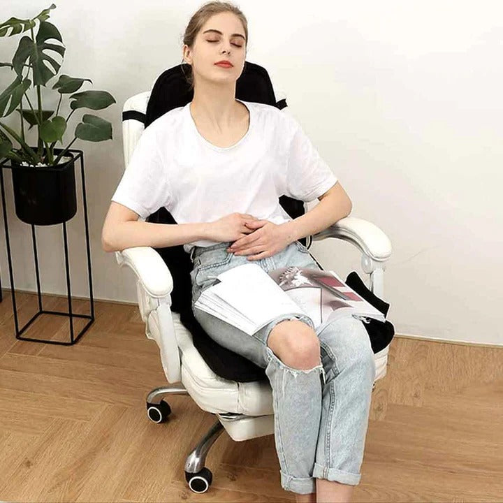 Hollevo™ Massagekussen met vibratie en verwarmd nekkussen