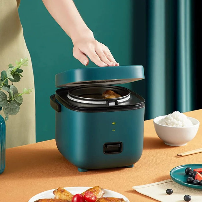 Mini rijstkoker met stoommandje en warmhoudfunctie