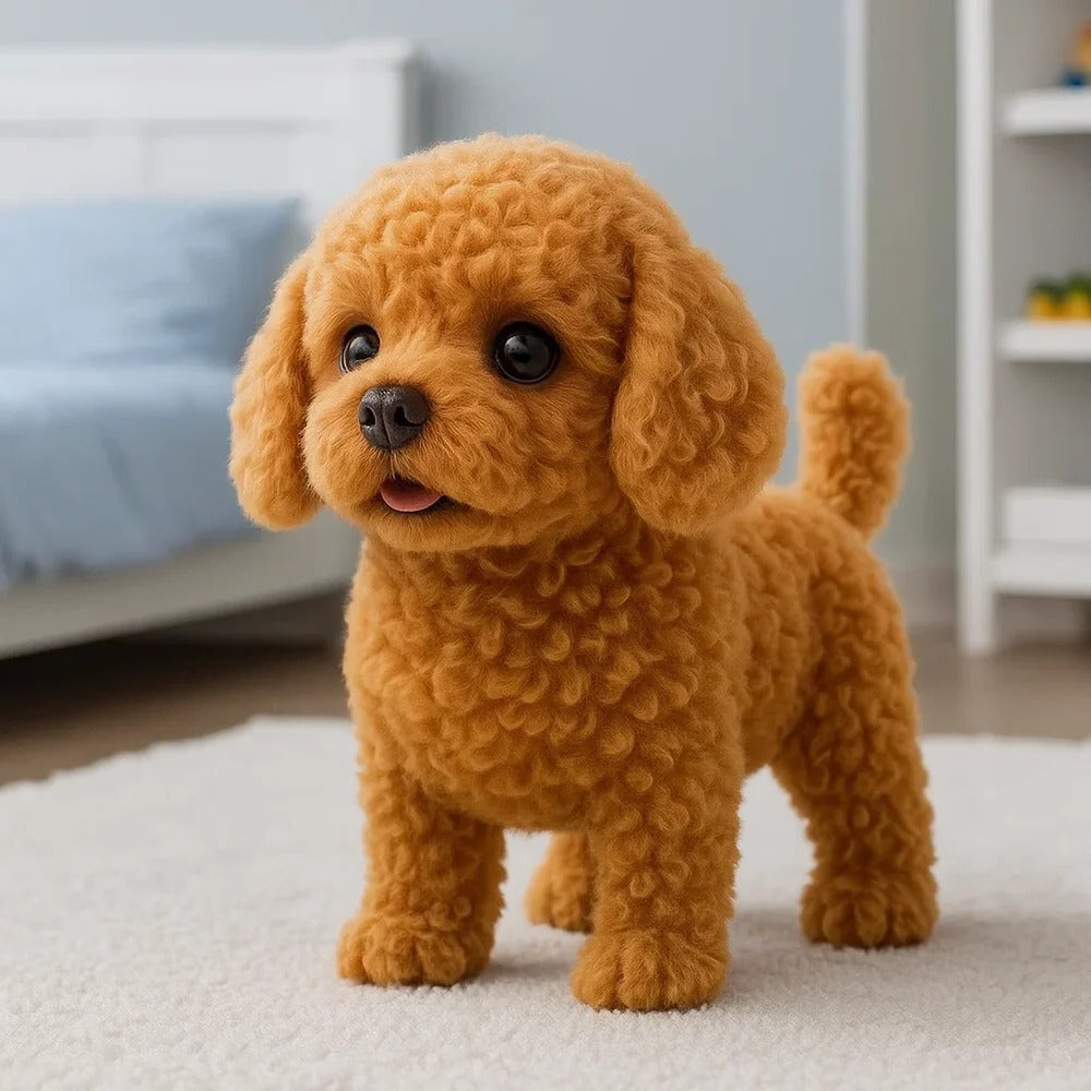 Hollevo™ Interactieve knuffelpuppy die loopt en blaft