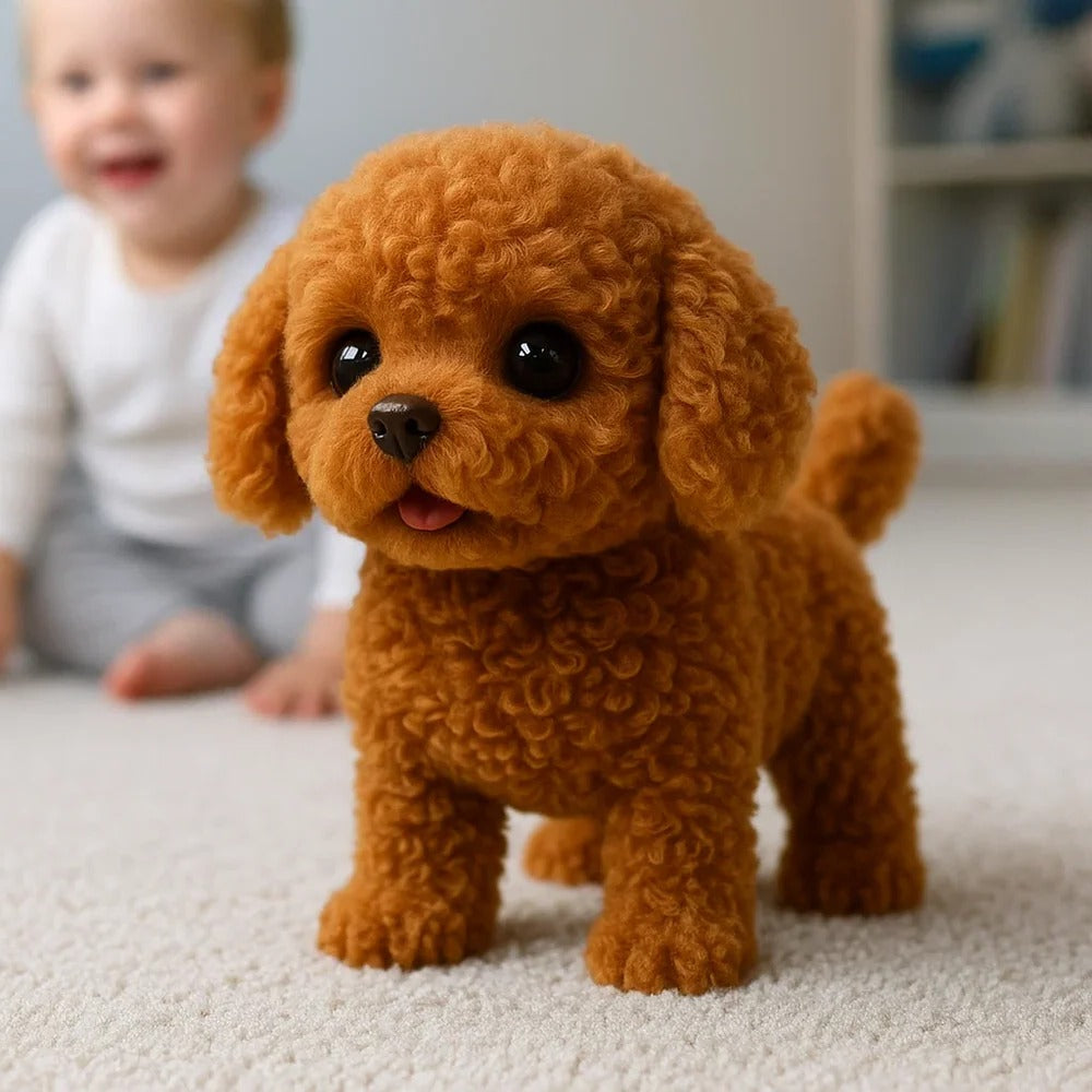 Hollevo™ Interactieve knuffelpuppy die loopt en blaft