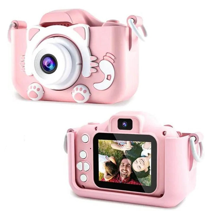 Digitale kindercamera met 1080P video, twee lenzen en zoom