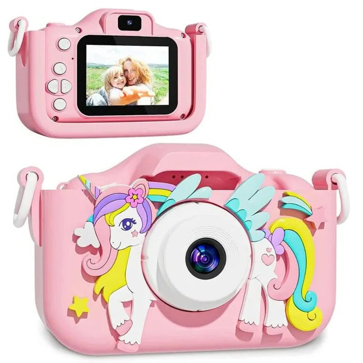 Digitale kindercamera met 1080P video, twee lenzen en zoom