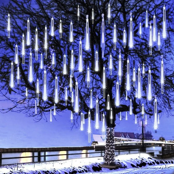 Led-ijspegelverlichting met vallende sneeuw-effect, 8 buizen