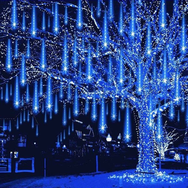 Led-ijspegelverlichting met vallende sneeuw-effect, 8 buizen