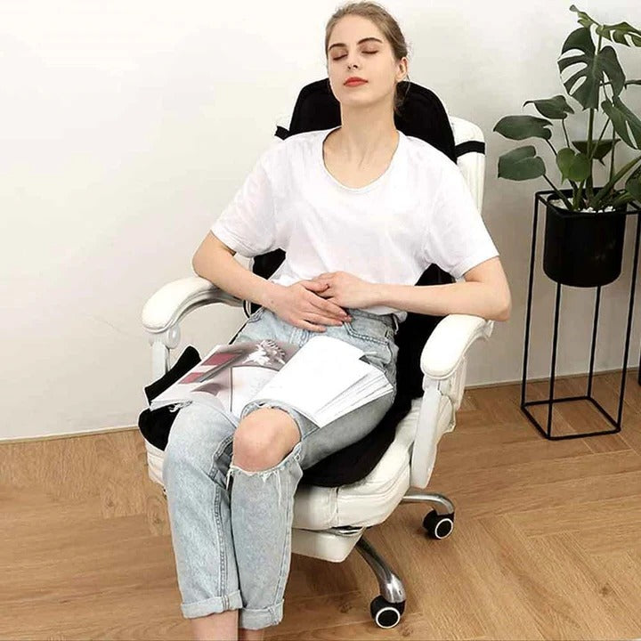 Volledig rug massage kussen met verwarmd nek en rug ondersteuning