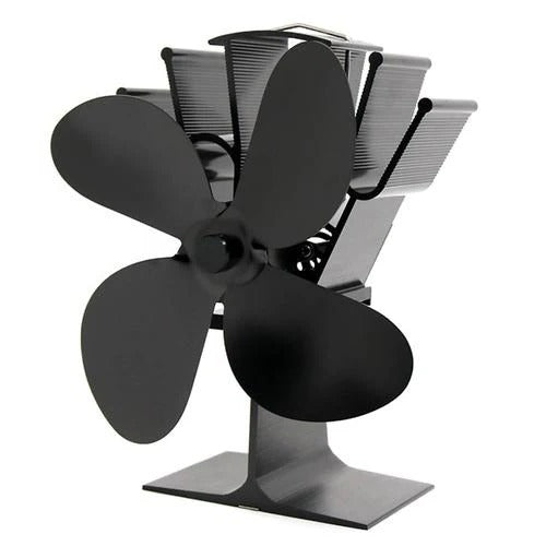 Hollevo™ Kachelventilator op warmte met 4 stille bladen