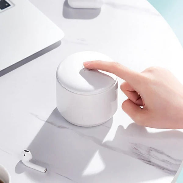 Compacte ultrasoon reiniger voor sieraden, beugels en brillen
