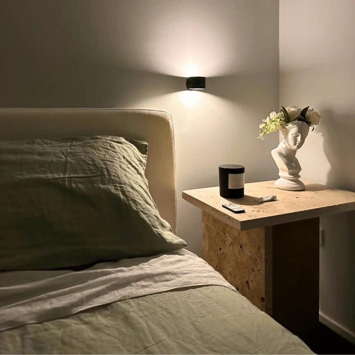 Oplaadbare led-wandlamp met magnetische voet die 360° draait