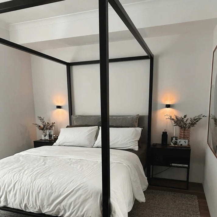 Oplaadbare led-wandlamp met magnetische voet die 360° draait