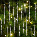 Hollevo™ Heldere ijspegels voor de kerstboom, breukbestendige set