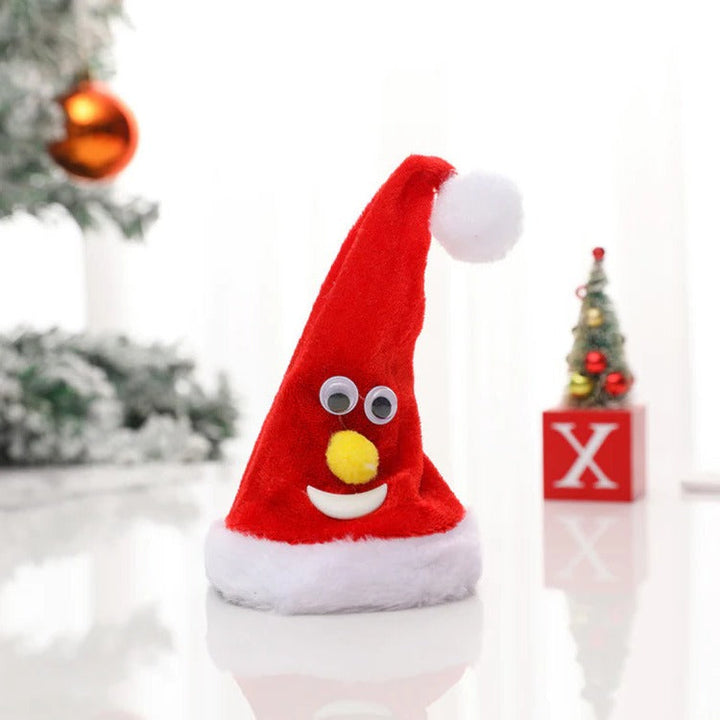 Klimmende kerstman met licht en muziek – bewegende kerstdecoratie