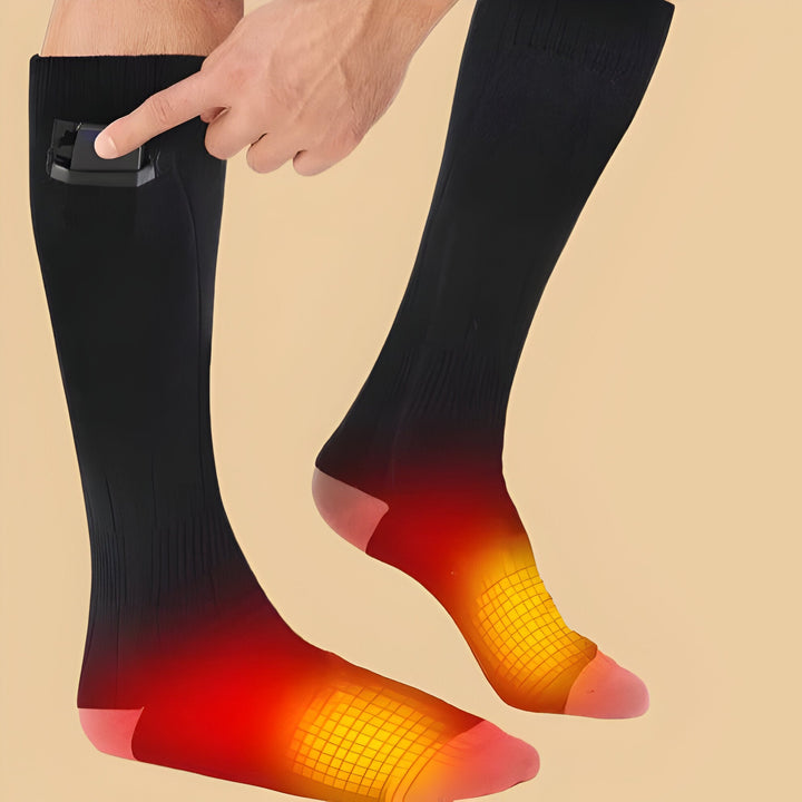 Hollevo™ Oplaadbare verwarmde sokken met ruim 8 uur warmte