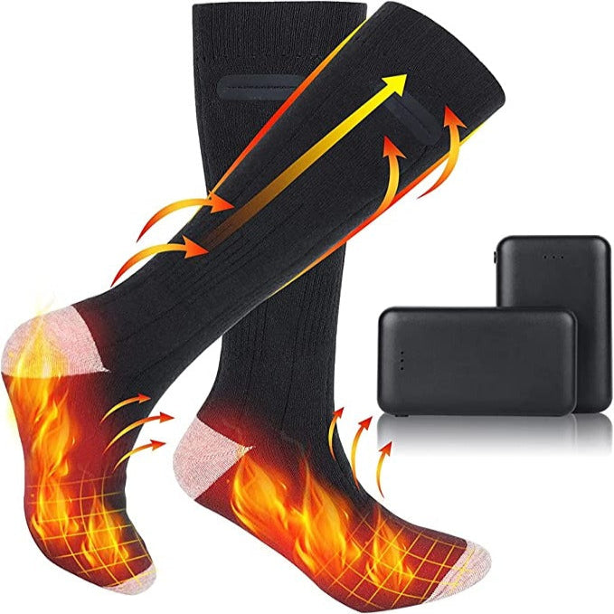 Hollevo™ Oplaadbare verwarmde sokken met ruim 8 uur warmte