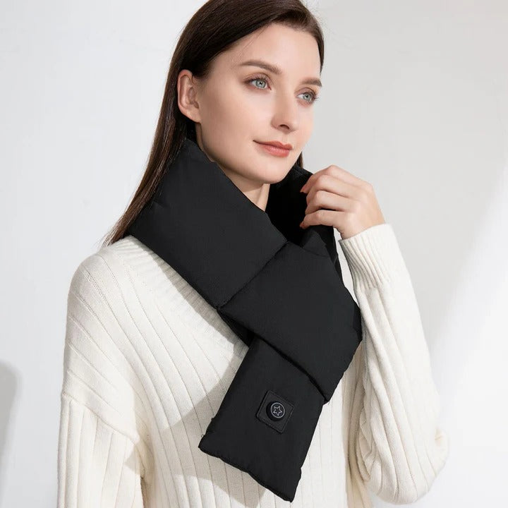 Hollevo™ Verwarmde sjaal met 3 warmtestanden en USB-aansluiting