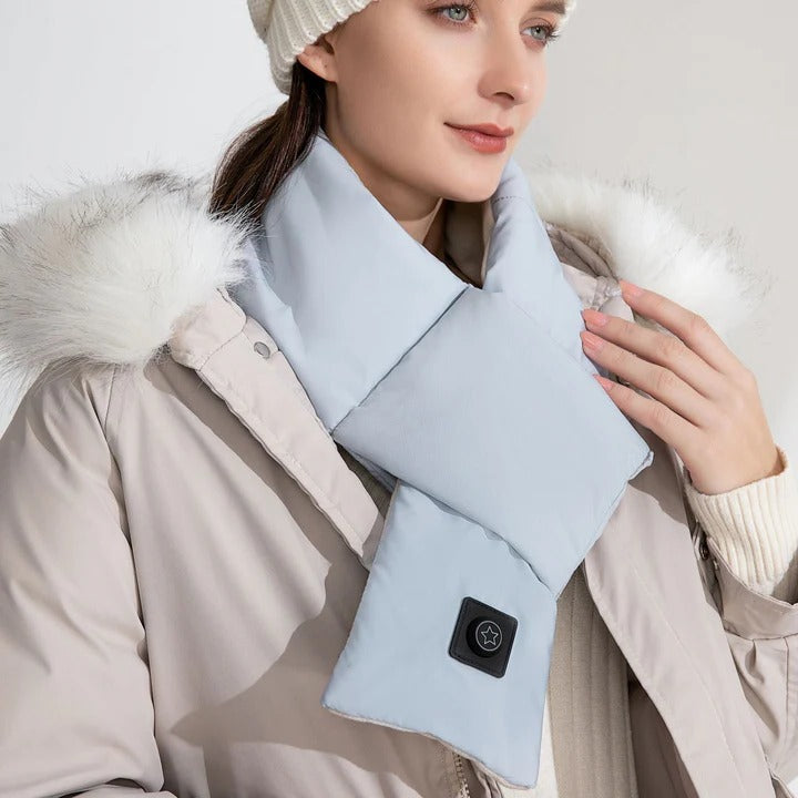 Hollevo™ Verwarmde sjaal met 3 warmtestanden en USB-aansluiting