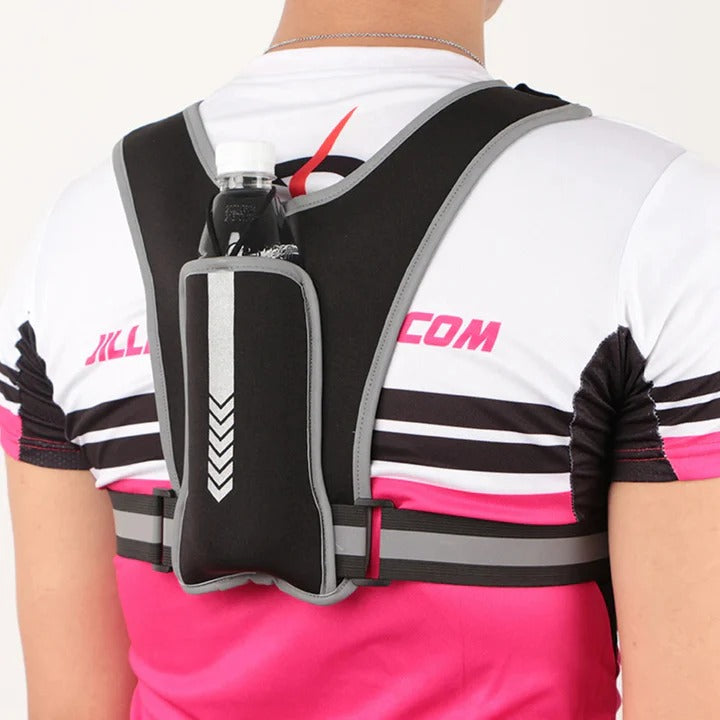 Hardlopen borst tas en reflecterend veiligheid vest