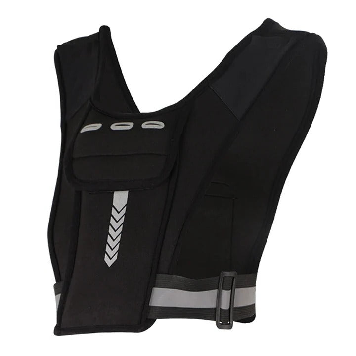 Hardlopen borst tas en reflecterend veiligheid vest