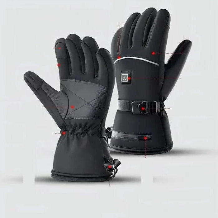 Hollevo™ Verwarmde motorhandschoenen met touchscreen-vingers
