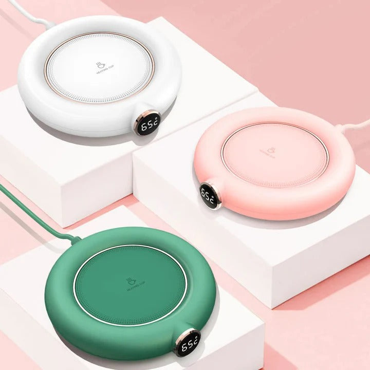 Hollevo™ USB-mokwarmer met digitaal display en 3 standen