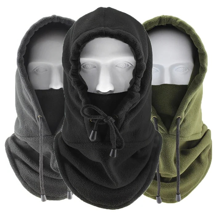 Ademend polar fleece bivakmuts masker en ski capuchon voor de winter buiten