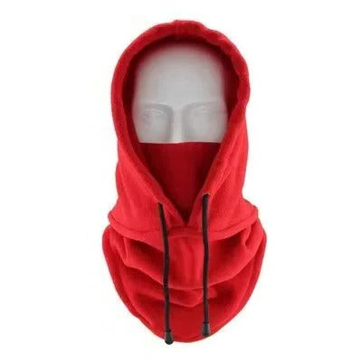 Ademend polar fleece bivakmuts masker en ski capuchon voor de winter buiten
