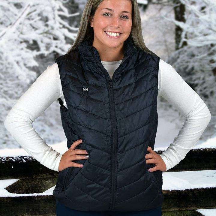 Unisex tech verwarmd vest met 3 warmtestanden en snel warm – omhoog technologie en lichtgewicht thermisch isolatie