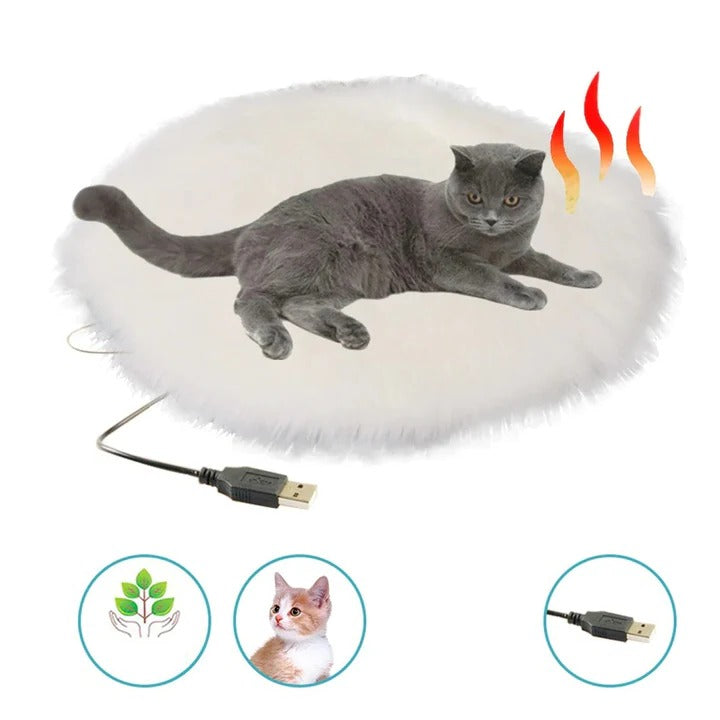 USB-verwarmd huisdierkussen met constante, gelijke warmte