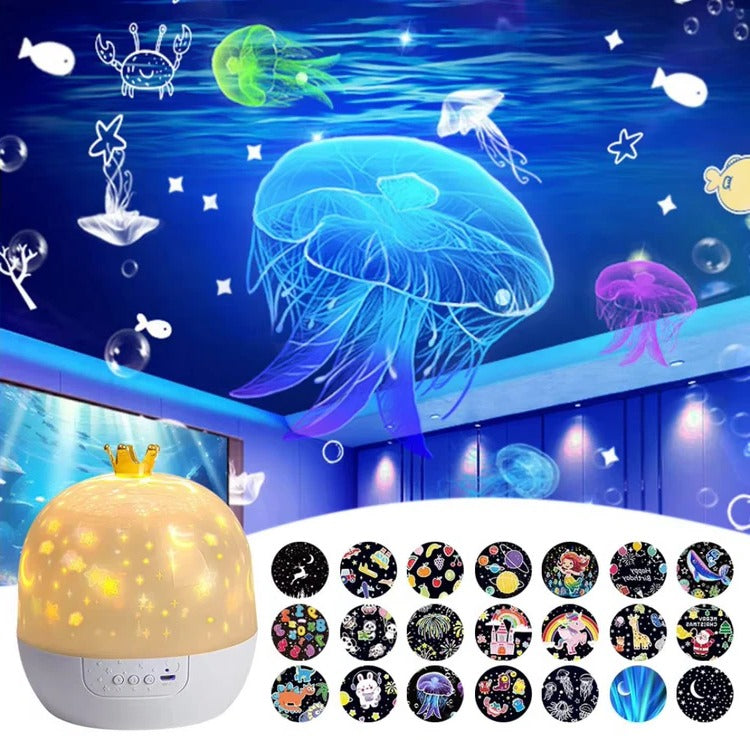 Nachtlampje met oceaanprojector voor de kinderkamer